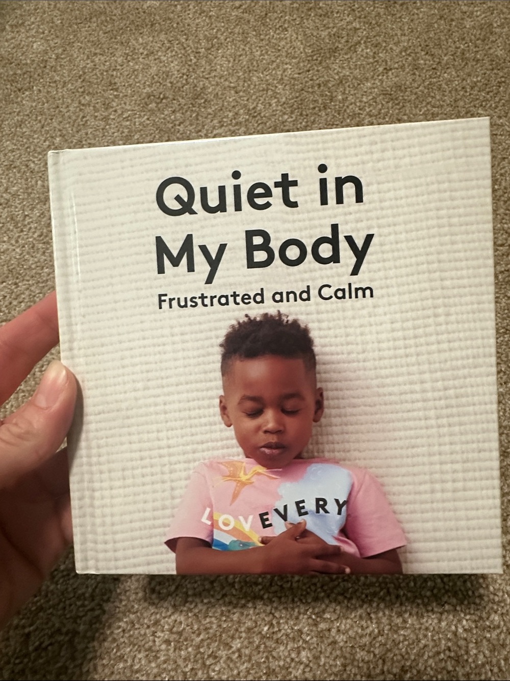 Lovevery Quiet in My Body - Hardback Book